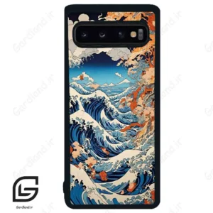 قاب گوشی سامسونگ اس 10 (Galaxy S10 ) طرح موج کد 2418