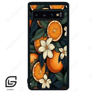 قاب گوشی سامسونگ اس 10 (Galaxy S10 ) طرح پرتقالی کد 2423
