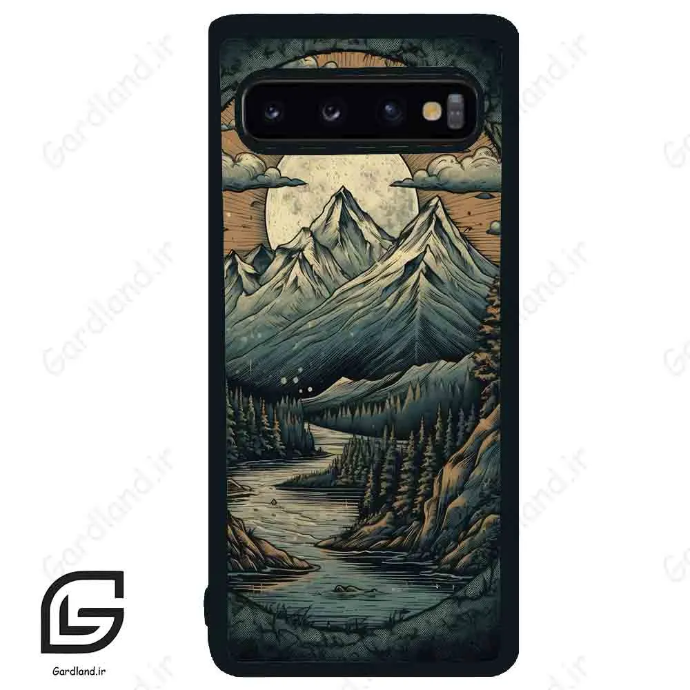 قاب گوشی سامسونگ اس 10 (Galaxy S10 ) طرح طبیعت کد 2432
