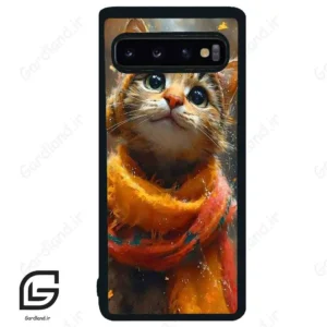 قاب گوشی سامسونگ اس 10 (Galaxy S10 ) طرح گربه کد 2440