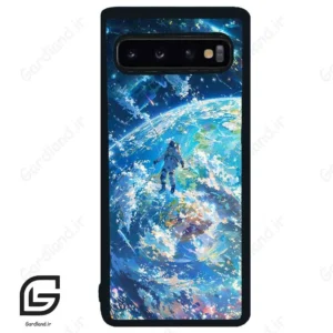 قاب گوشی سامسونگ اس 10 (Galaxy S10 ) طرح فضانورد کد 2444