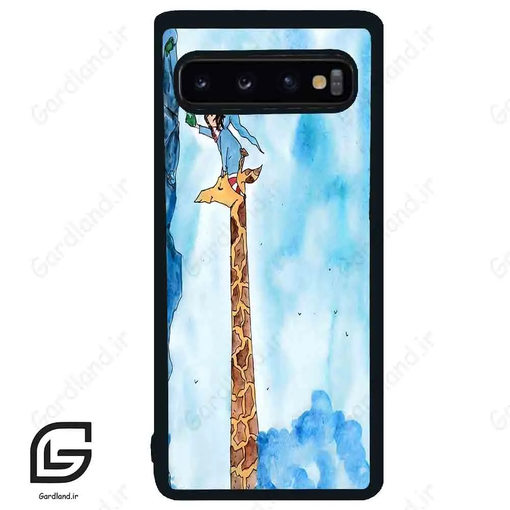 قاب گوشی سامسونگ اس 10 (Galaxy S10 ) طرح زرافه کد 2456