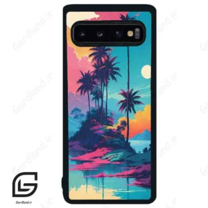 قاب گوشی سامسونگ اس 10 (Galaxy S10 ) طرح جزیره کد 2461