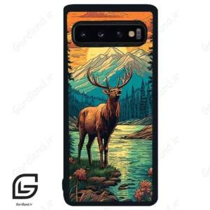 قاب گوشی سامسونگ اس 10 (Galaxy S10 ) طرح گوزن کد 2471