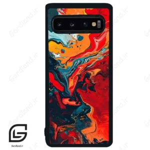 قاب گوشی سامسونگ اس 10 (Galaxy S10 ) طرح ابرنگی کد 2490