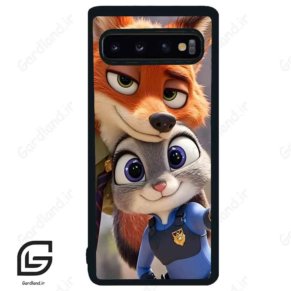 قاب گوشی سامسونگ اس 10 (Galaxy S10 ) طرح زوتوپیا کد 2496
