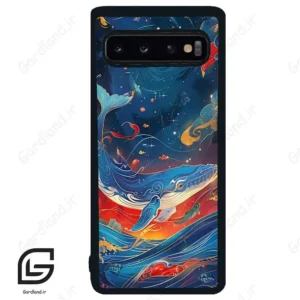 قاب گوشی سامسونگ اس 10 (Galaxy S10 ) طرح نقاشی کد 2504