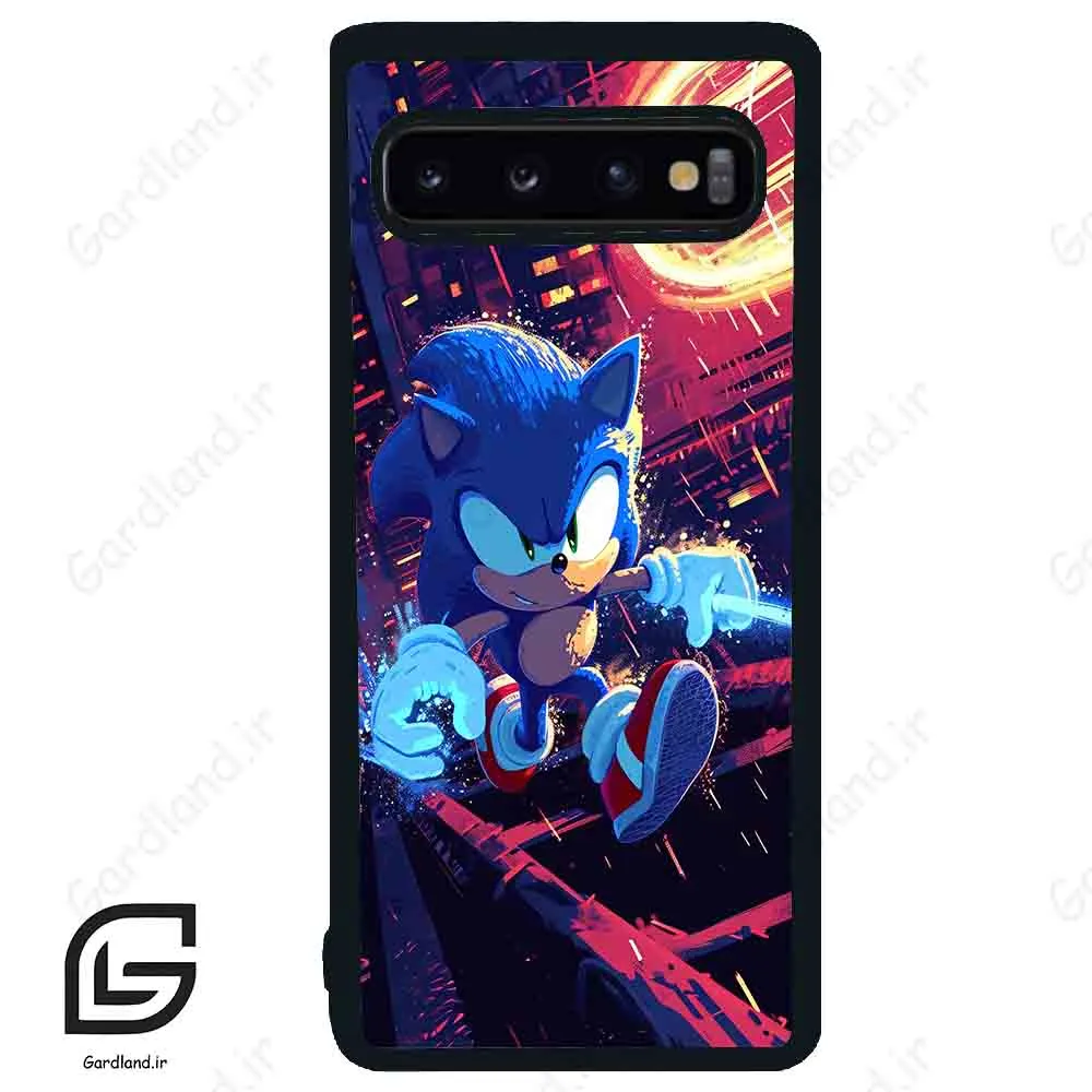 قاب گوشی سامسونگ اس 10 (Galaxy S10 ) طرح سونیک کد 2555