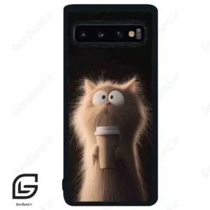 قاب گوشی سامسونگ اس 10 (Galaxy S10 ) طرح گربه کد 2567
