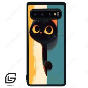 قاب گوشی سامسونگ اس 10 (Galaxy S10 ) طرح گربه کد 2581