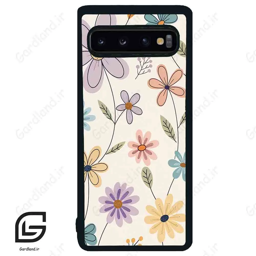 قاب گوشی سامسونگ اس 10 (Galaxy S10 ) طرح گل کد 2587