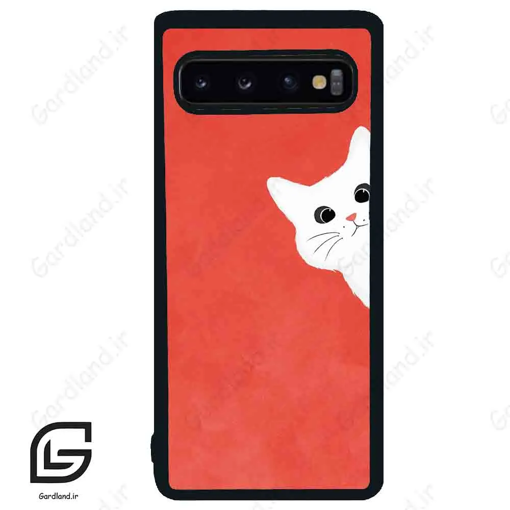 قاب گوشی سامسونگ اس 10 (Galaxy S10 ) طرح گربه کد 2609