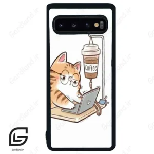 قاب گوشی سامسونگ اس 10 (Galaxy S10 ) طرح گربه کد 2617