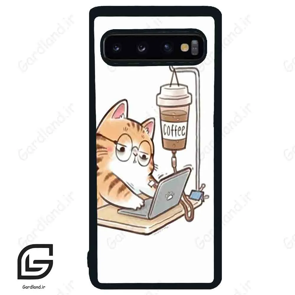 قاب گوشی سامسونگ اس 10 (Galaxy S10 ) طرح گربه کد 2617