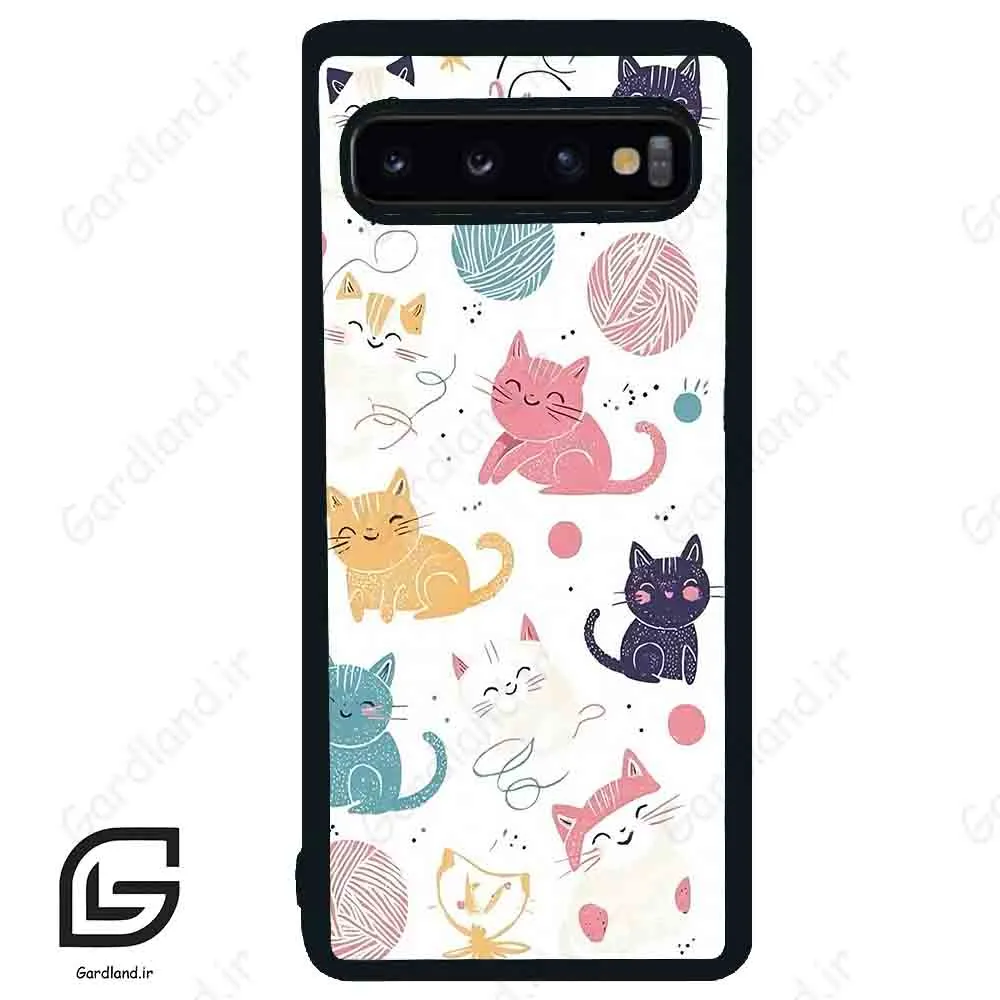 قاب گوشی سامسونگ اس 10 (Galaxy S10 ) طرح گربه کد 2620