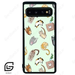 قاب گوشی سامسونگ اس 10 (Galaxy S10 ) طرح گربه کد 2622