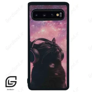 قاب گوشی سامسونگ اس 10 (Galaxy S10 ) طرح گربه کد 2641