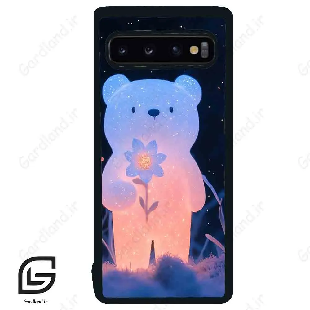 قاب گوشی سامسونگ اس 10 (Galaxy S10 ) طرح خرس کد 2644