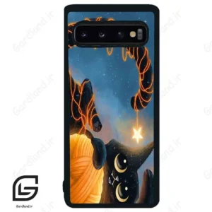 قاب گوشی سامسونگ اس 10 (Galaxy S10 ) طرح گربه کد 2654