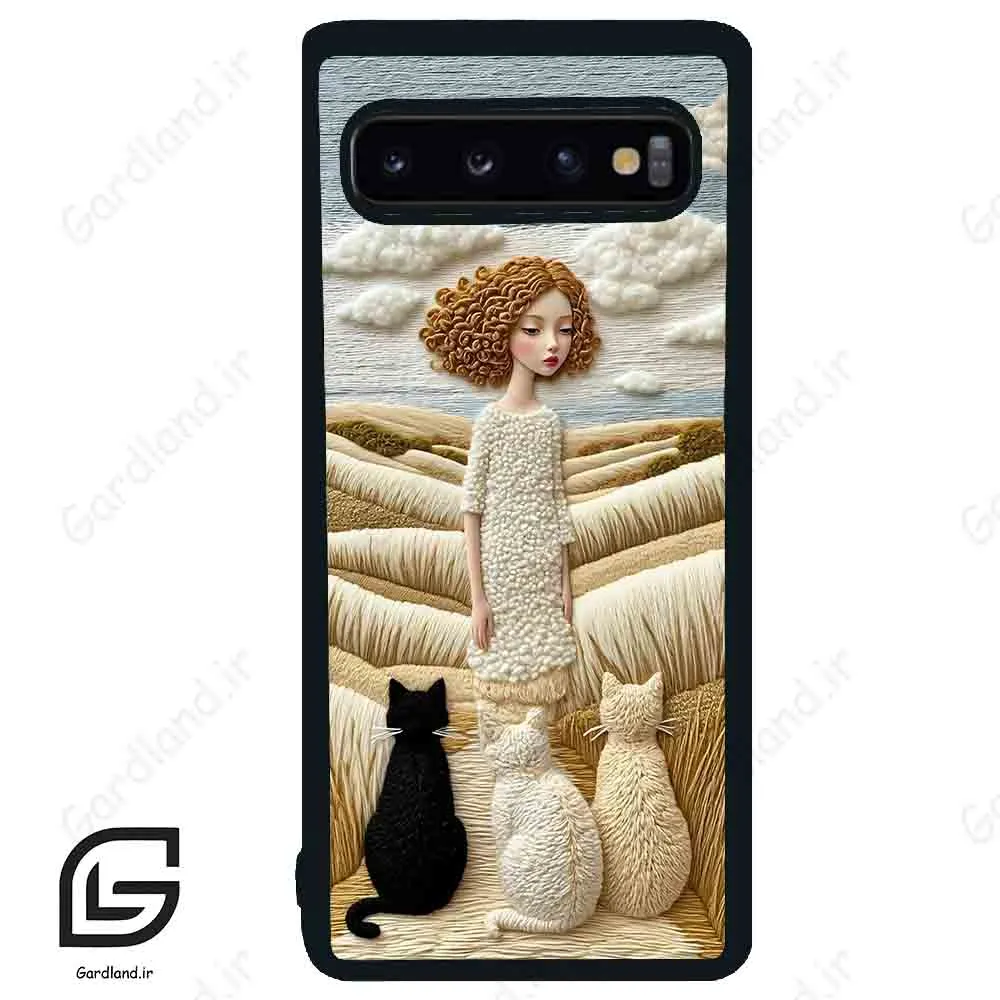 قاب گوشی سامسونگ اس 10 (Galaxy S10 ) طرح دخترانه کد 2679