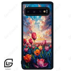 قاب گوشی سامسونگ اس 10 (Galaxy S10 ) طرح گل کد 2687