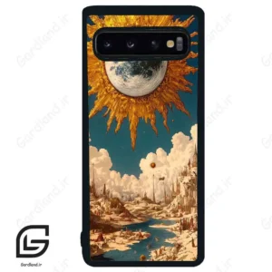 قاب گوشی سامسونگ اس 10 (Galaxy S10 ) طرح خورشید کد 2694