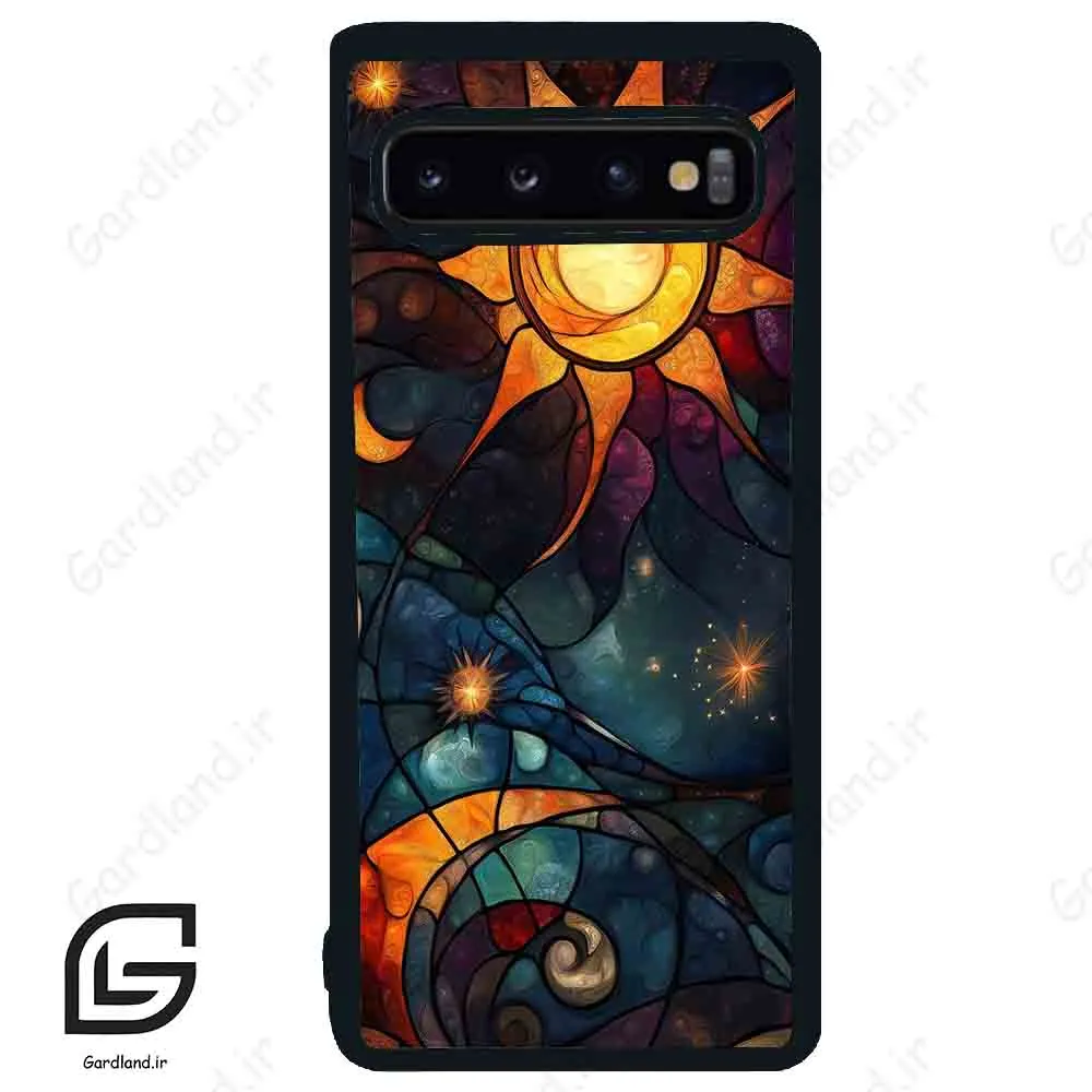 قاب گوشی سامسونگ اس 10 (Galaxy S10 ) طرح خورشید کد 2707