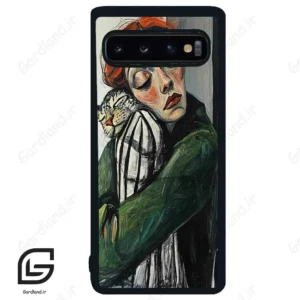 قاب گوشی سامسونگ اس 10 (Galaxy S10 ) طرح گربه کد 2709