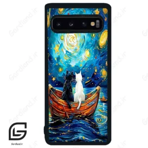 قاب گوشی سامسونگ اس 10 (Galaxy S10 ) طرح گربه کد 2727
