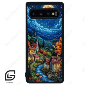 قاب گوشی سامسونگ اس 10 (Galaxy S10 ) طرح دهکده کد 2732
