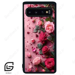 قاب گوشی سامسونگ اس 10 (Galaxy S10 ) طرح رز کد 2744