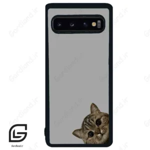قاب گوشی سامسونگ اس 10 (Galaxy S10 ) طرح گربه کد 2755