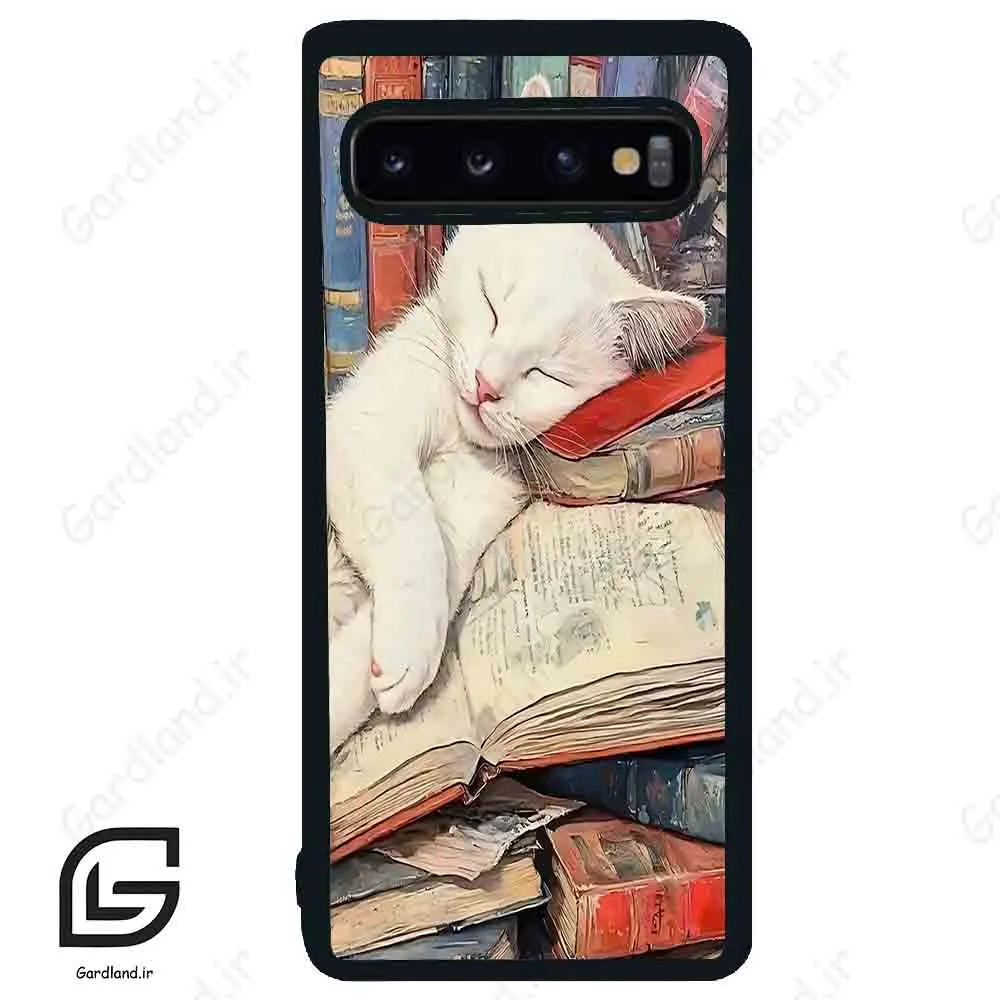 قاب گوشی سامسونگ اس 10 (Galaxy S10 ) طرح گربه کد 2758
