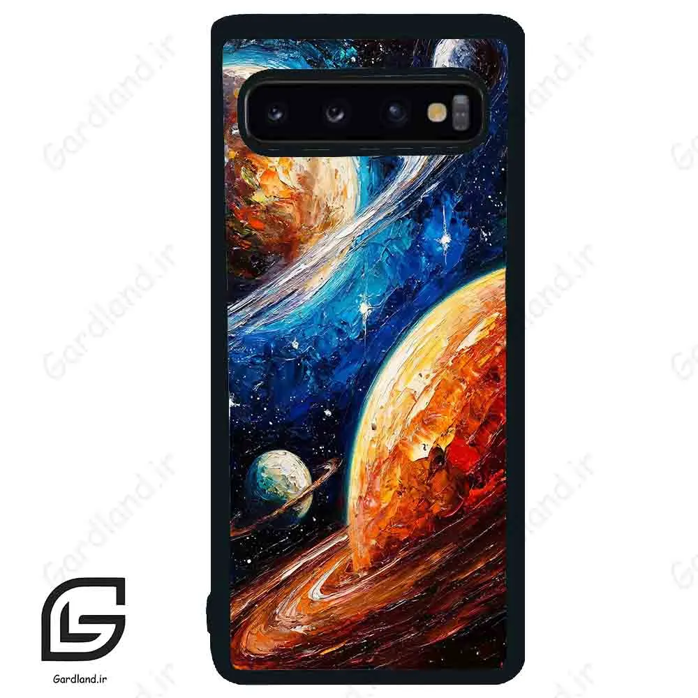 قاب گوشی سامسونگ اس 10 (Galaxy S10 ) طرح زحل کد 2765