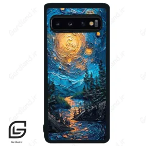 قاب گوشی سامسونگ اس 10 (Galaxy S10 ) طرح ابرنگ کد 2792