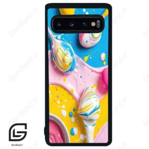 قاب گوشی سامسونگ اس 10 (Galaxy S10 ) طرح رنگارنگ کد 2793
