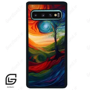 قاب گوشی سامسونگ اس 10 پلاس (Galaxy S10 Plus ) طرح طبیعت کد 2002