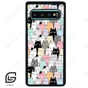 قاب گوشی سامسونگ اس 10 پلاس (Galaxy S10 Plus ) طرح گربه کد 2019
