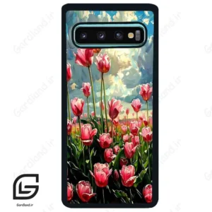قاب گوشی سامسونگ اس 10 پلاس (Galaxy S10 Plus ) طرح گل کد 2055