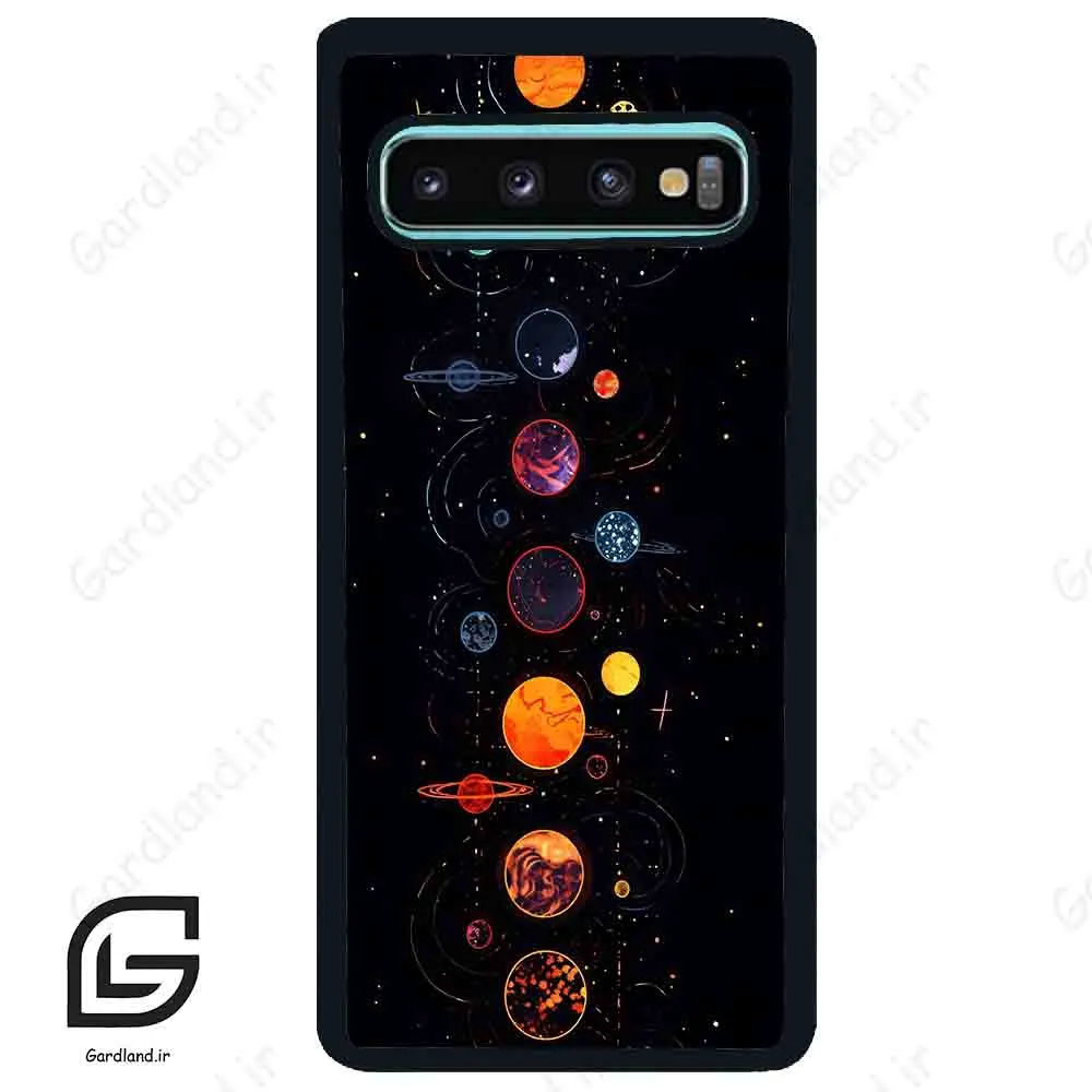 قاب گوشی سامسونگ اس 10 پلاس (Galaxy S10 Plus ) طرح کهکشان کد 2062