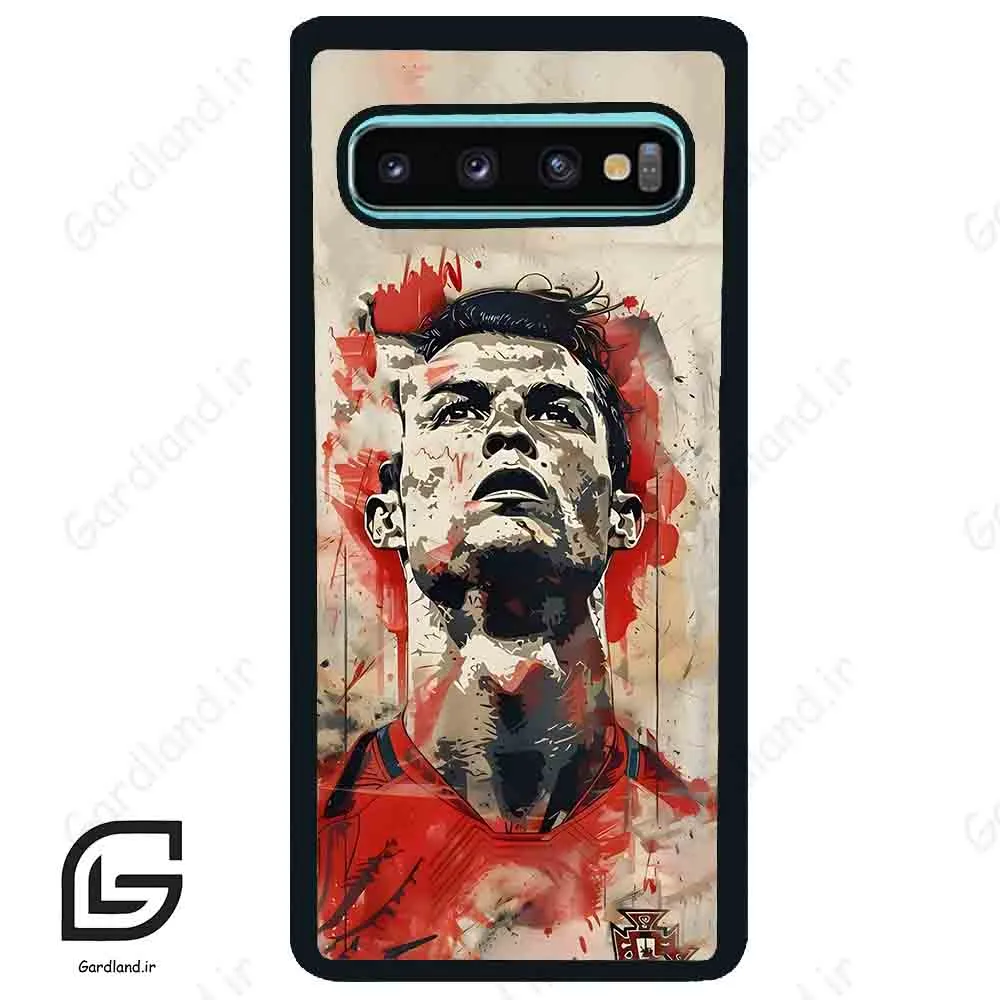 قاب گوشی سامسونگ اس 10 پلاس (Galaxy S10 Plus ) طرح رونالدو کد 2072
