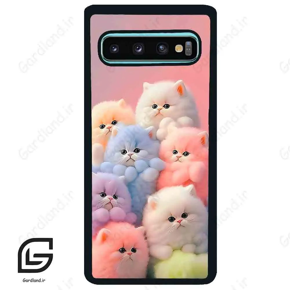 قاب گوشی سامسونگ اس 10 پلاس (Galaxy S10 Plus ) طرح گربه کد 2073