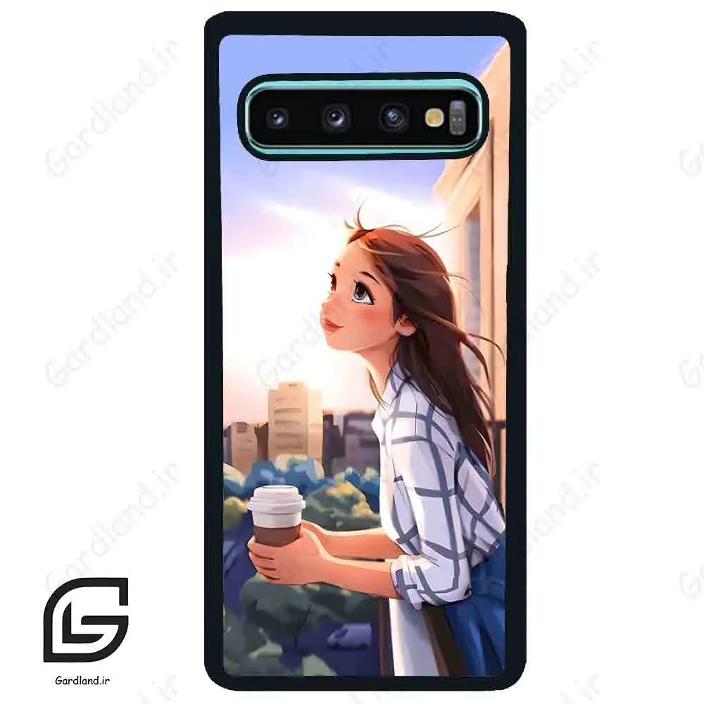 قاب گوشی سامسونگ اس 10 پلاس (Galaxy S10 Plus ) طرح دخترانه کد 2086