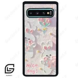 قاب گوشی سامسونگ اس 10 پلاس (Galaxy S10 Plus ) طرح خرگوشی کد 2097