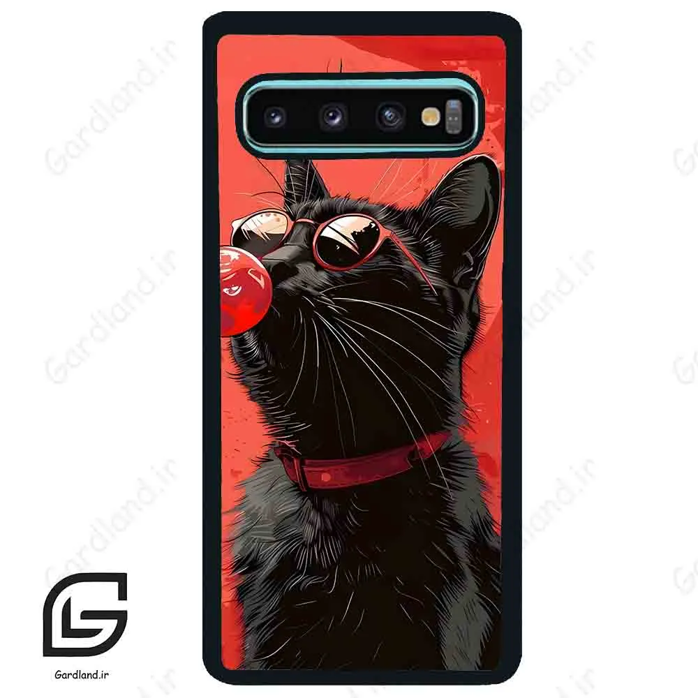 قاب گوشی سامسونگ اس 10 پلاس (Galaxy S10 Plus ) طرح گربه کد 2131
