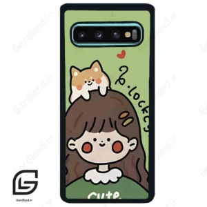 قاب گوشی سامسونگ اس 10 پلاس (Galaxy S10 Plus ) طرح دخترانه کد 2161