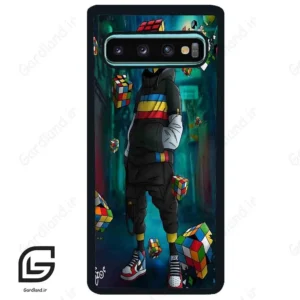 قاب گوشی سامسونگ اس 10 پلاس (Galaxy S10 Plus ) طرح مکعب کد 2229