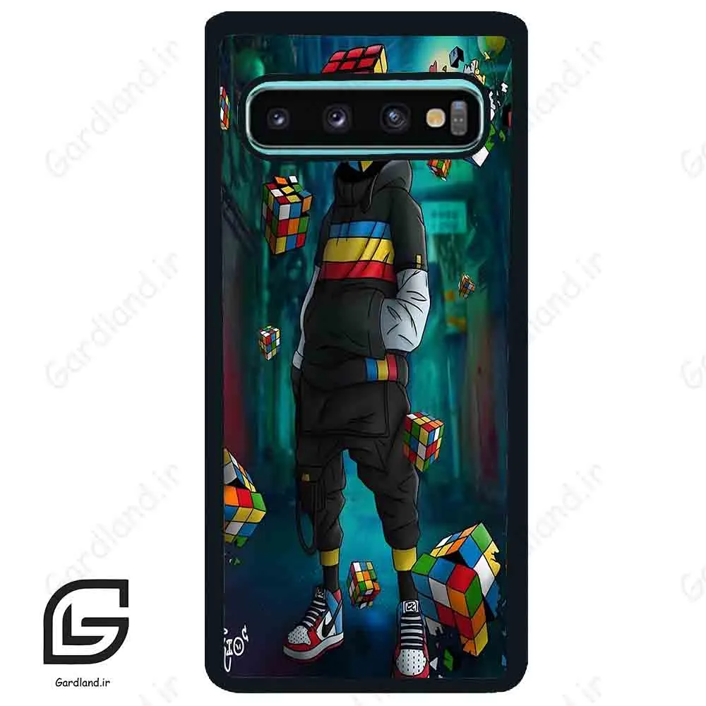 قاب گوشی سامسونگ اس 10 پلاس (Galaxy S10 Plus ) طرح مکعب کد 2229