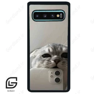 قاب گوشی سامسونگ اس 10 پلاس (Galaxy S10 Plus ) طرح گربه کد 2246