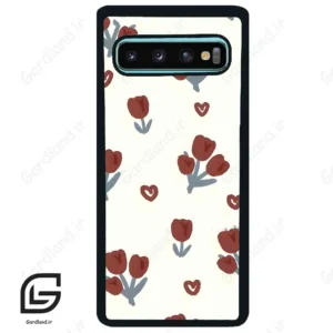قاب گوشی سامسونگ اس 10 پلاس (Galaxy S10 Plus ) طرح گل کد 2252